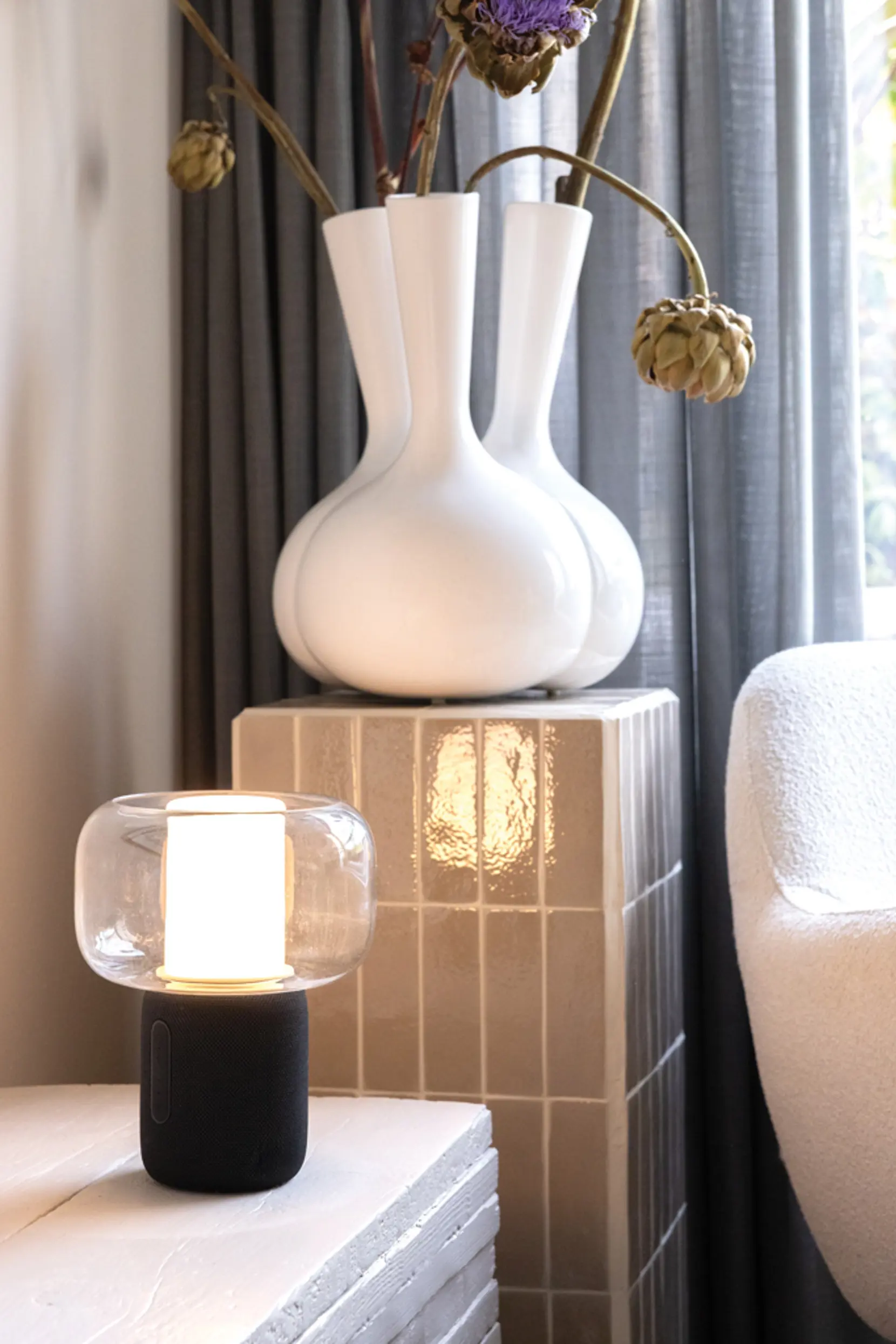 Bild på Lux 10 W högtalarlampa i återvunnen plast