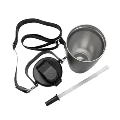 Bild på Avira Ayla RCS återvunnet stål duosip låsbar axelremsmugg