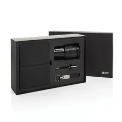 Bild på Swiss Peak RCS-certifierat lyxgåvoset med termosmugg