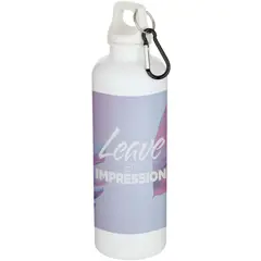 Bild på Oregon 750 ml vattenflaska av återvunnen RCS-plast med karbinhake  