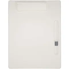 Bild på Clast A4 skrivplatta med magnetisk förslutning och kulspetspenna (svart bläck) av återvunnet RCS-material