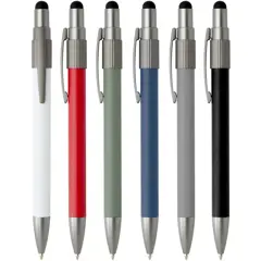 Bild på Rill kulspetspenna med touch och fidget spinner (svart bläck) av återvunnet RCS-material