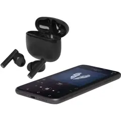 Bild på Alterf True Wireless Bluetooth®-öronsnäckor av återvunnen plast med öronproppar av silikon