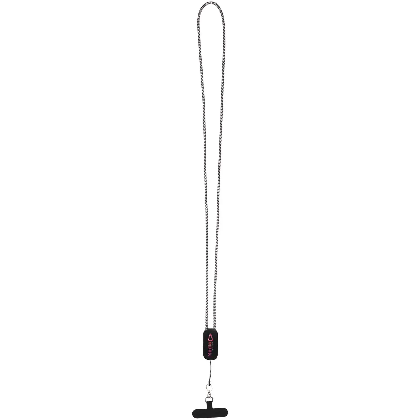 Bild på Anser logoband för smartphone av återvunnen plast med inbyggd 5-i-1-kabel på 27 W Bild på Anser logoband för smartphone av återvunnen plast med inbyggd 5-i-1-kabel på 27 W