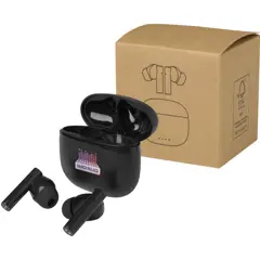 Bild på Alterf True Wireless Bluetooth®-öronsnäckor av återvunnen plast med öronproppar av silikon