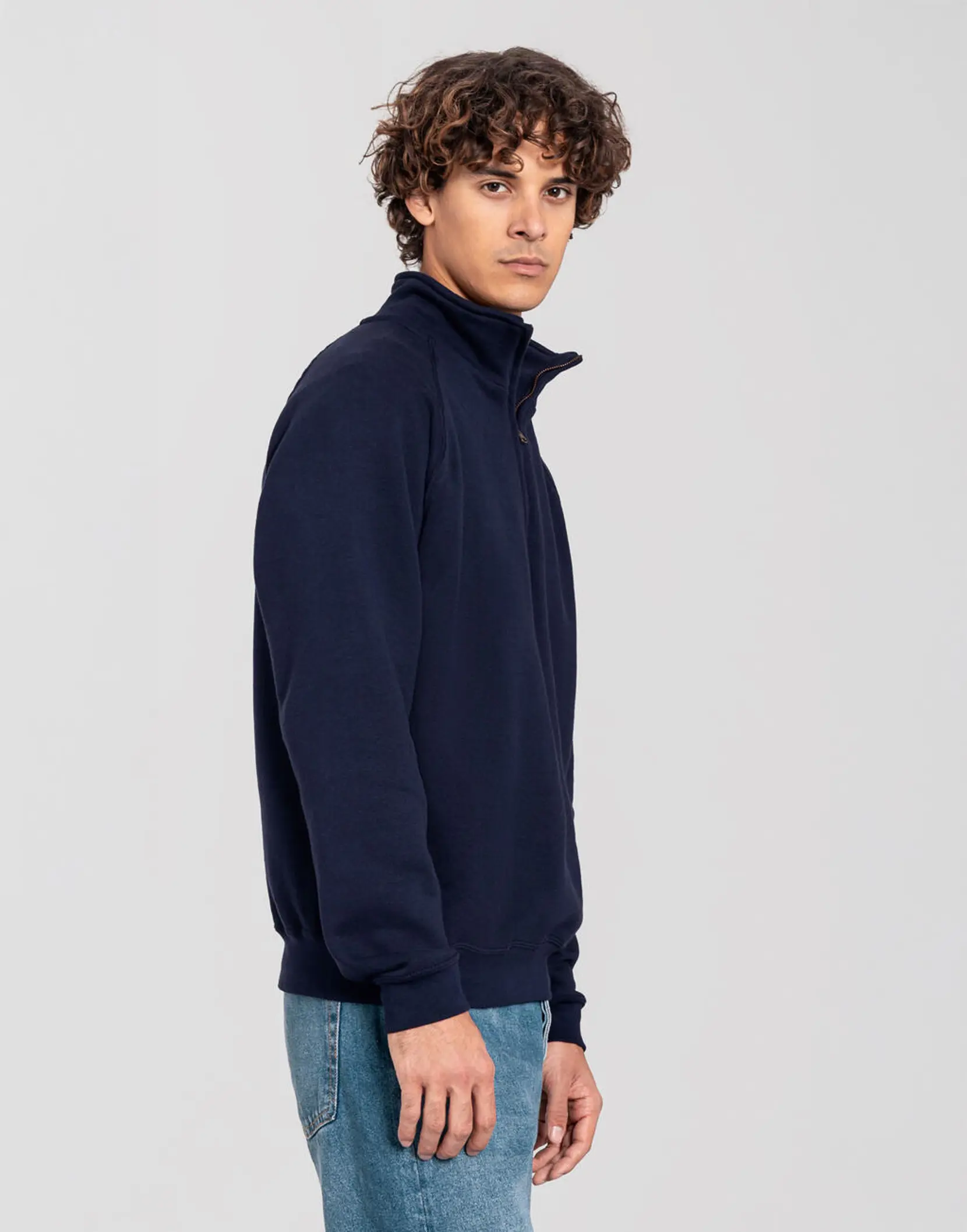 Bild på Iconic Premium Zip Neck Sweat