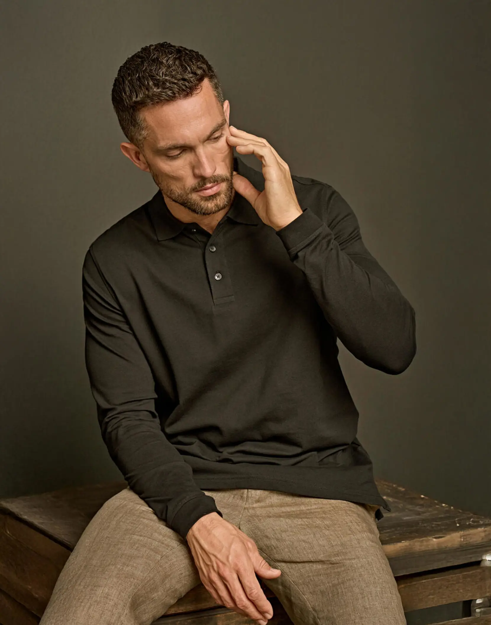 Bild på Luxury LS Stretch Polo