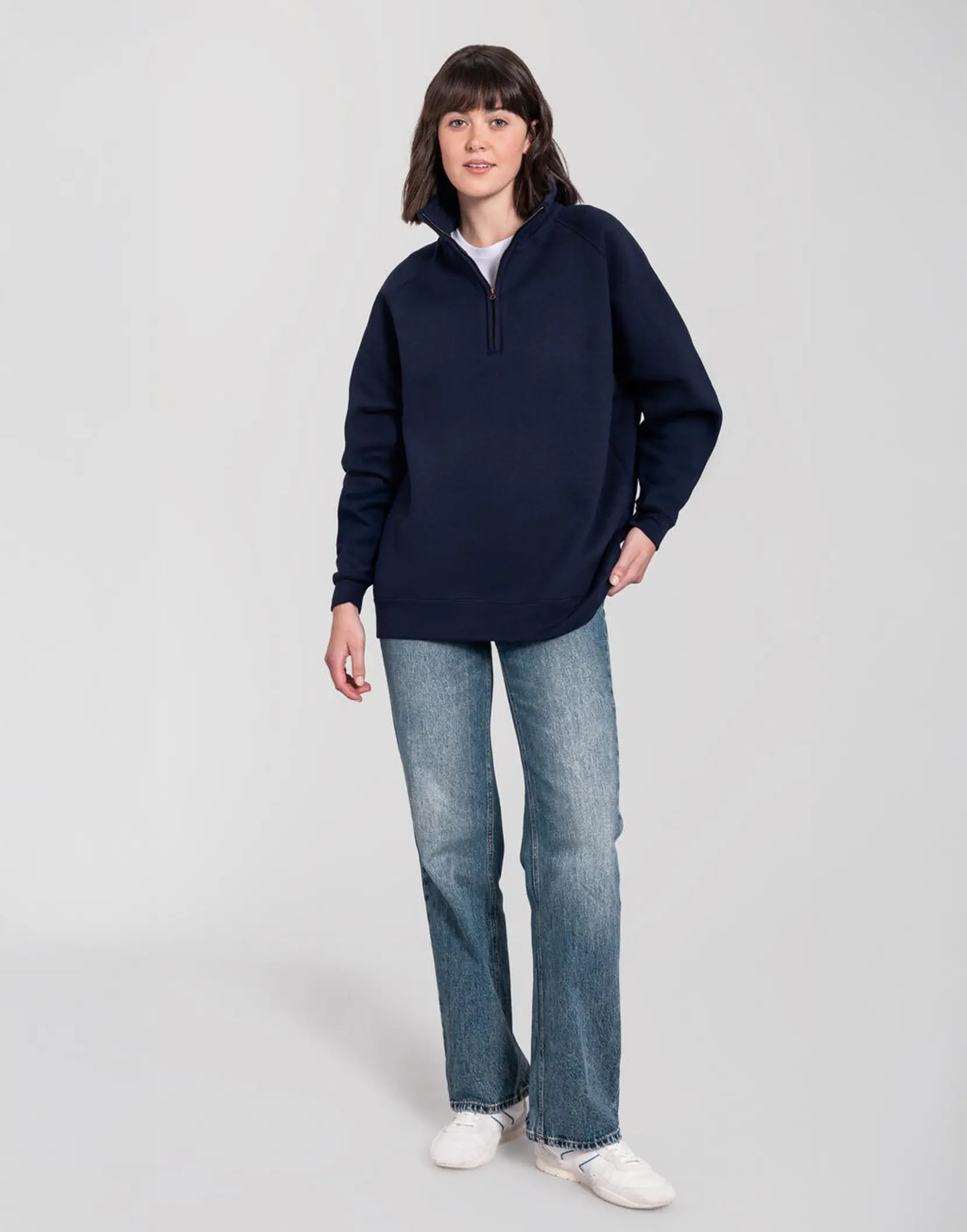 Bild på Iconic Premium Zip Neck Sweat