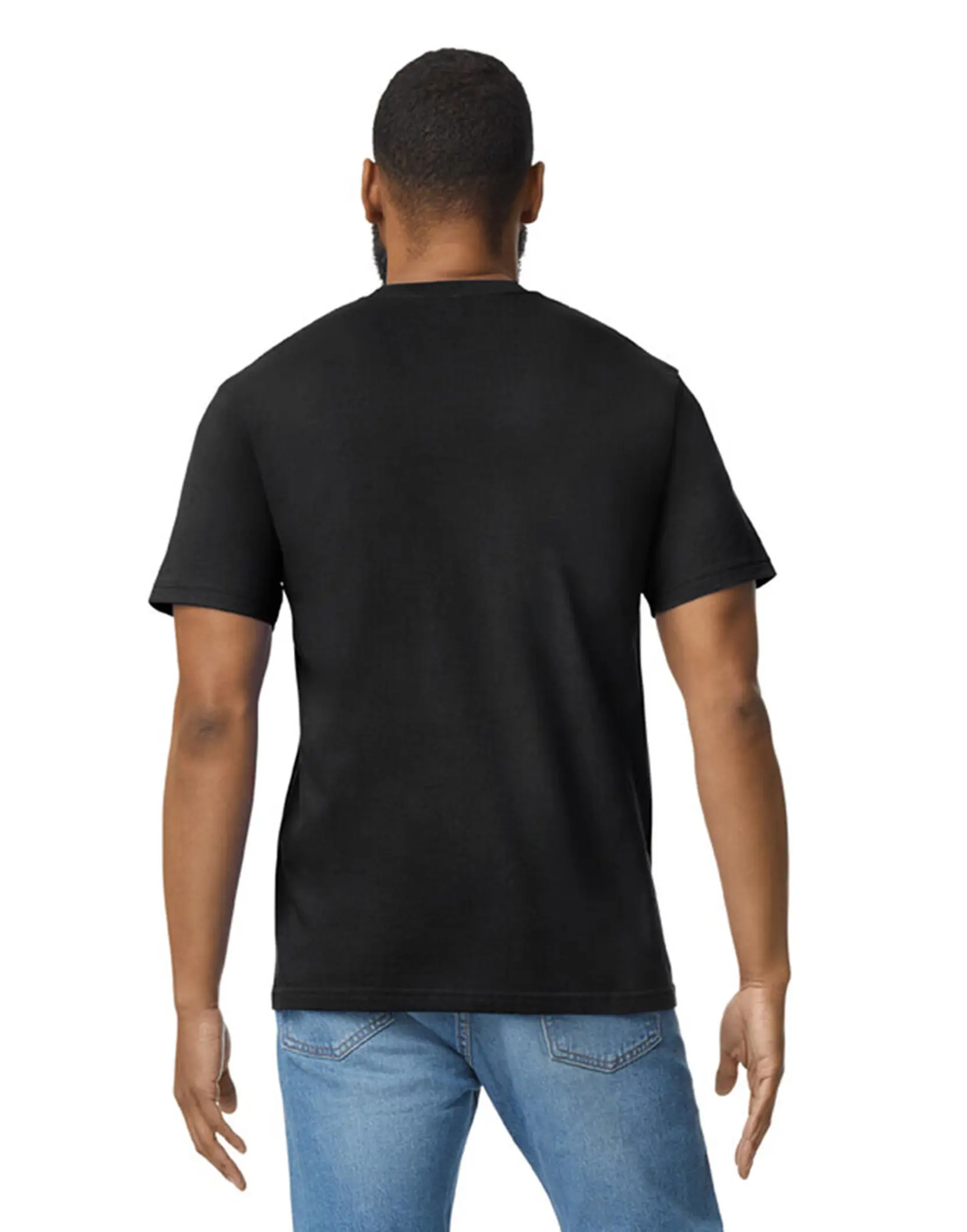 Bild på Softstyle Midweight Adult No Label Enzyme Wash T-S