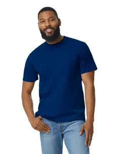 Bild på Softstyle Midweight Adult No Label Enzyme Wash T-S