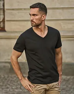 Bild på Men's Fashion V-Neck Sof Tee