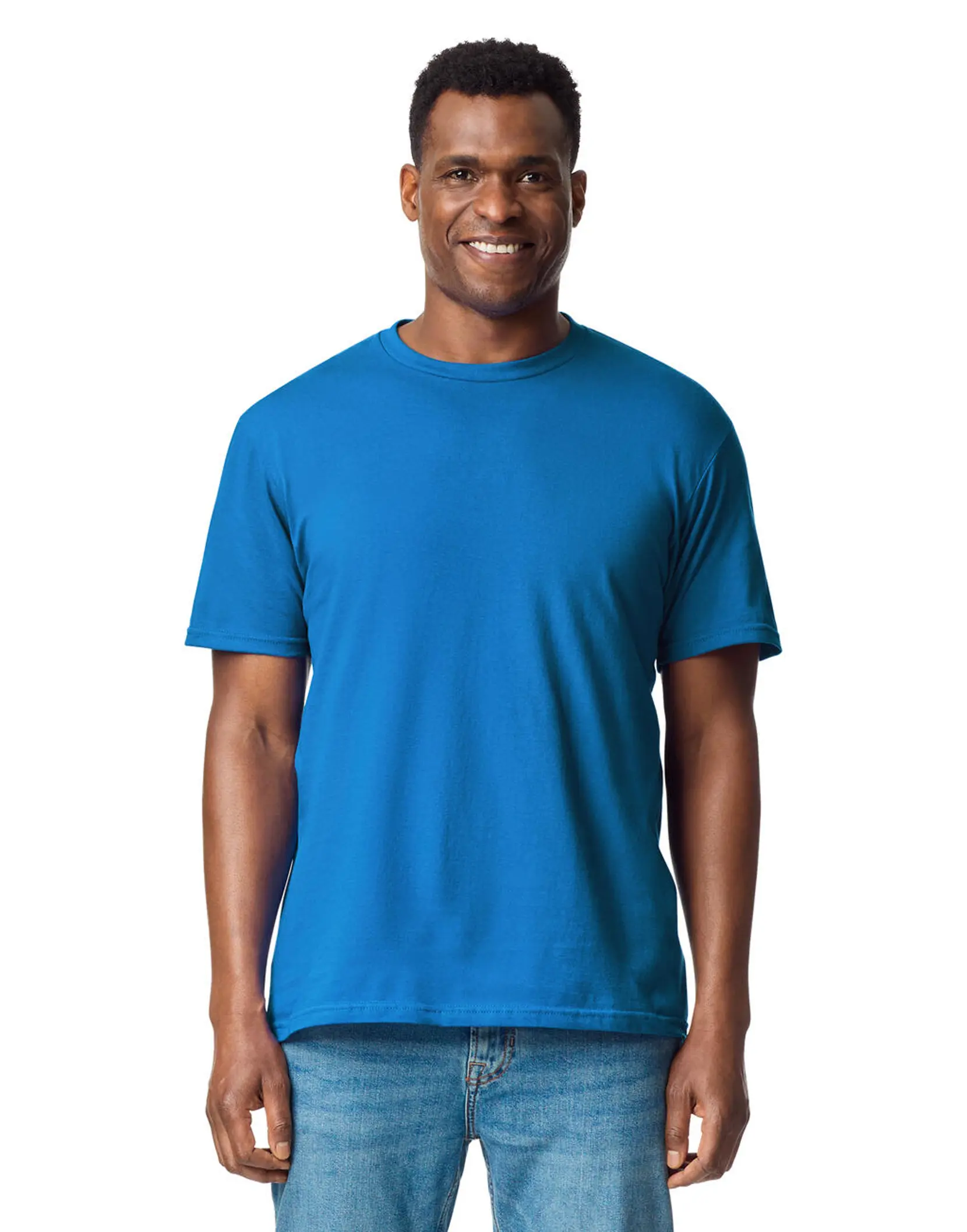 Bild på Softstyle Midweight Adult No Label Enzyme Wash T-S