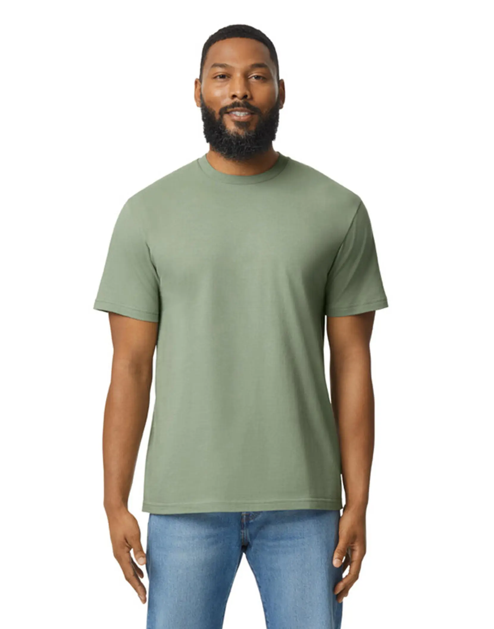 Bild på Softstyle Midweight Adult No Label Enzyme Wash T-S