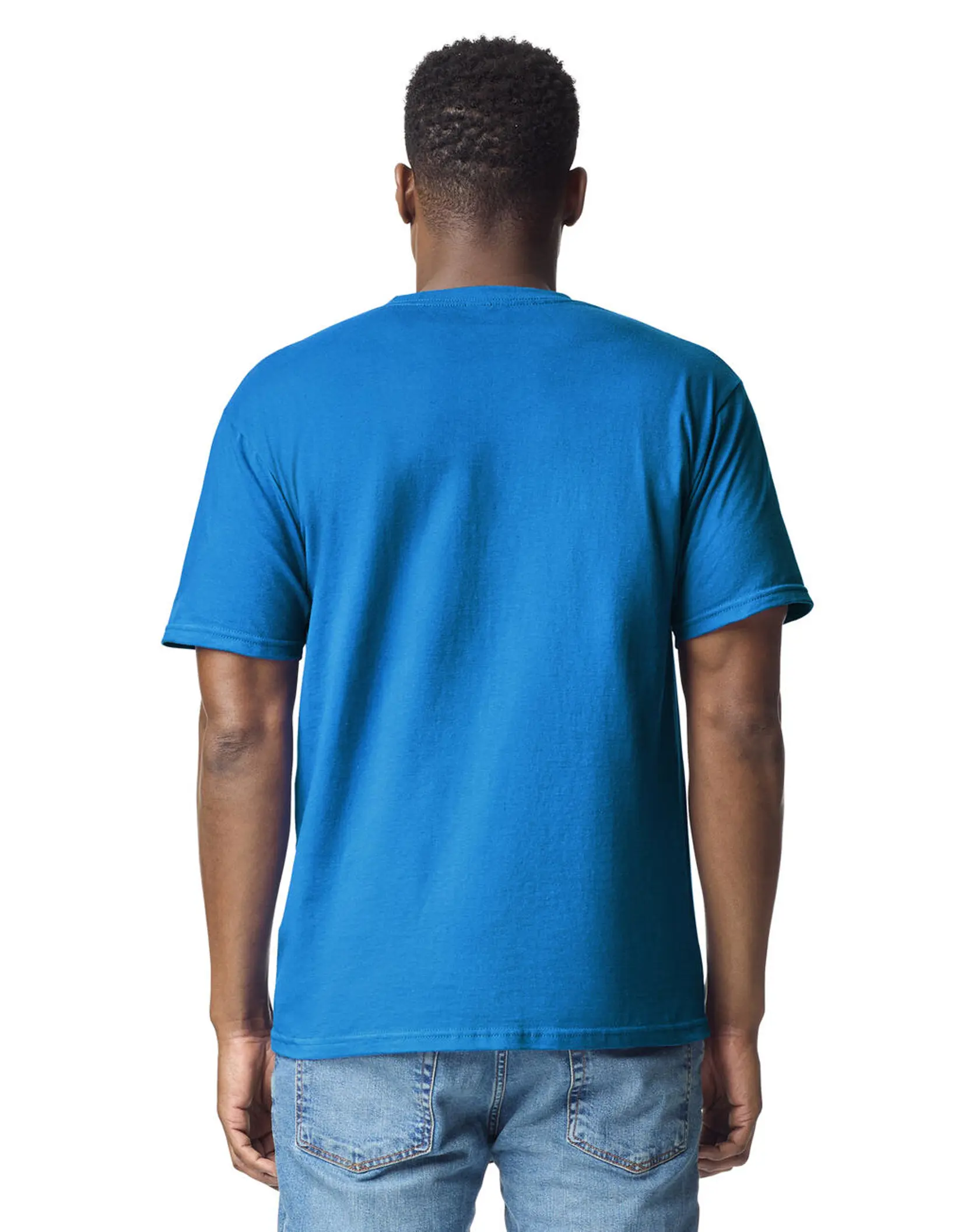 Bild på Softstyle Midweight Adult No Label Enzyme Wash T-S