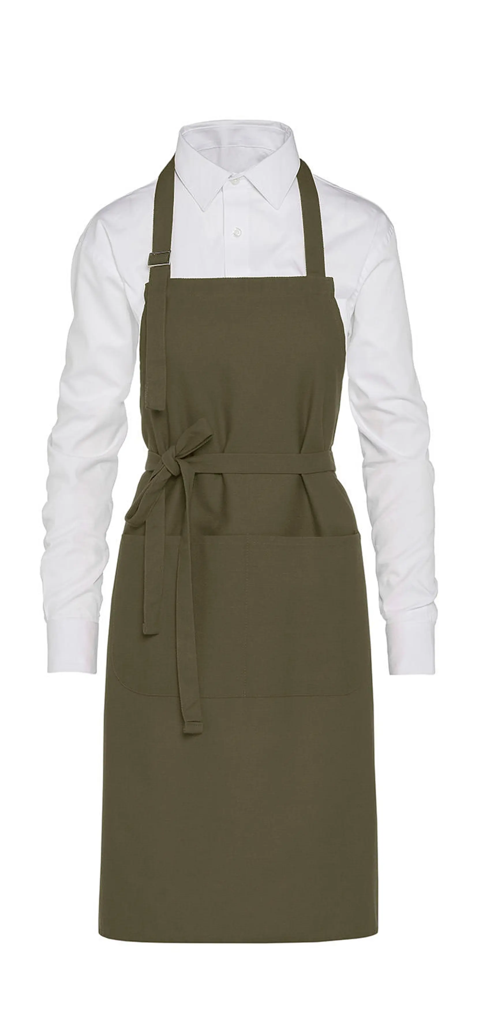 Bild på LISBON - Cotton Heavyweight Bib Apron with Pocket