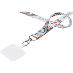 Bild på Addie logoband med sublimering, telefonhållare och säkerhetsspänne