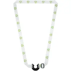 Bild på Lian logoband av RPET med sublimering och flaskhållare