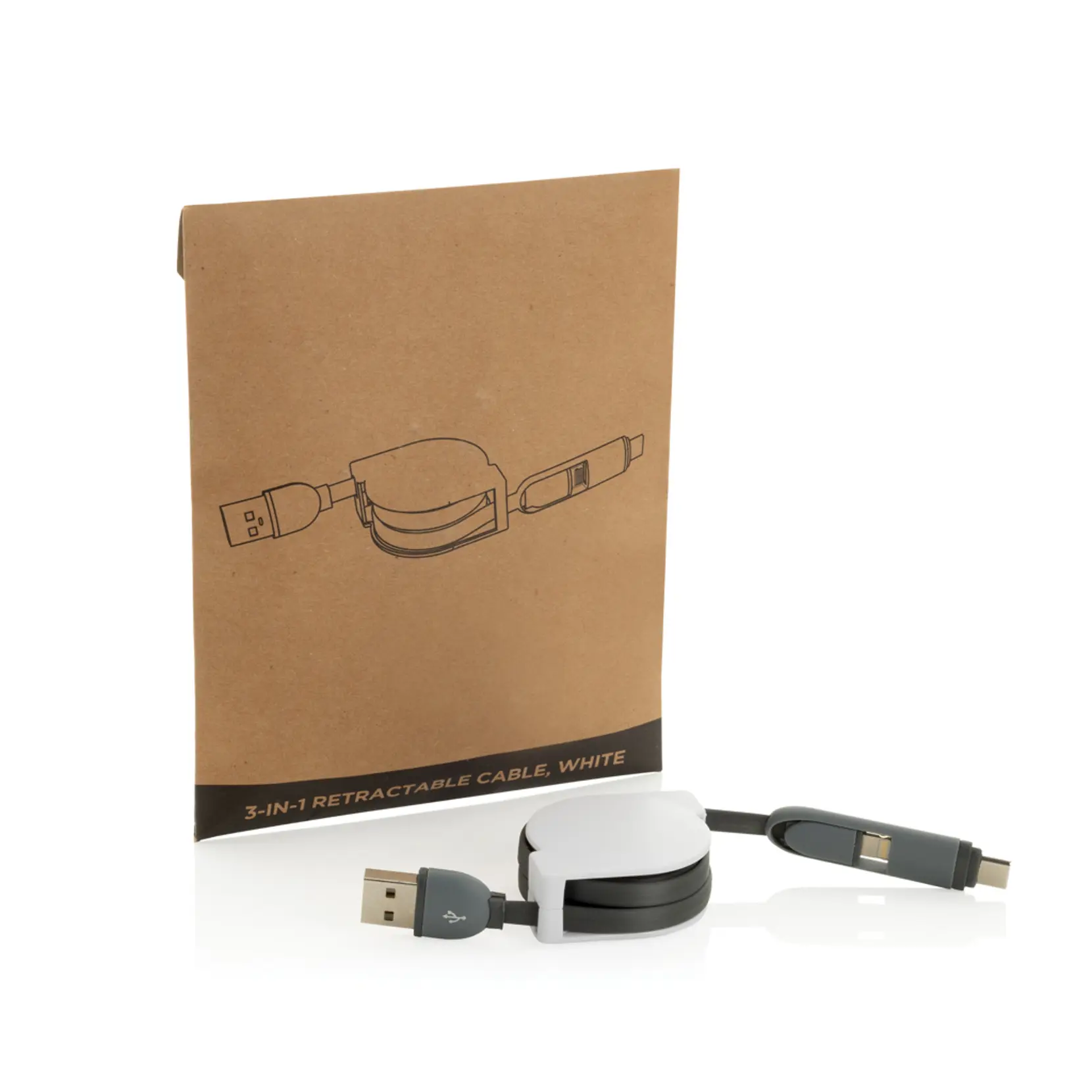 Bild på Utdragbar 3-i-1 kabel Bild på Utdragbar 3-i-1 kabel