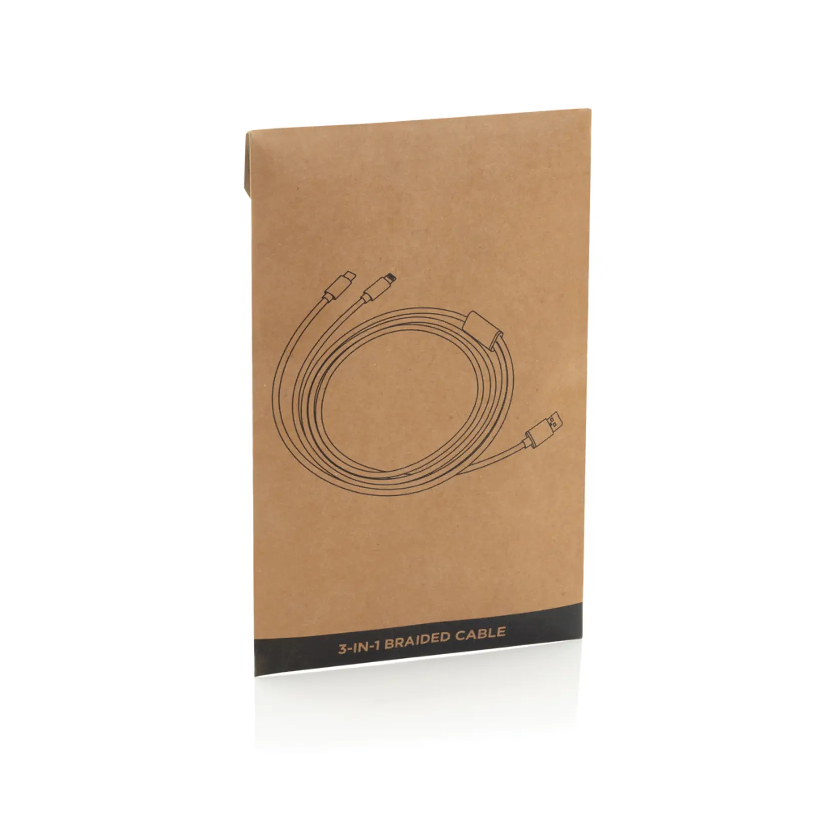Bild på 3-i-1 flätad kabel