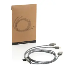 Bild på 3-i-1 flätad kabel