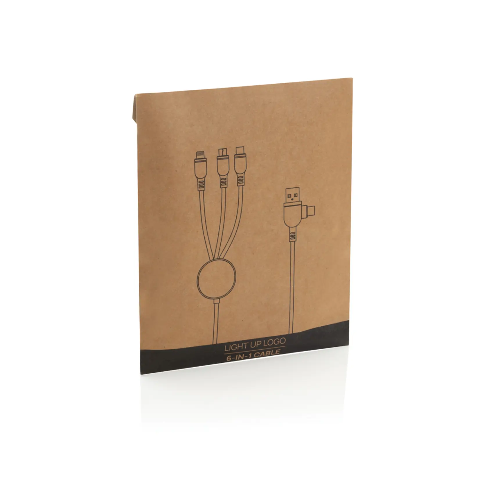 Bild på Light up logga 6-i-1 kabel