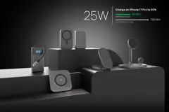 Bild på Quantom RCS ultrasnabb 25W magnetisk skrivbordsladdare