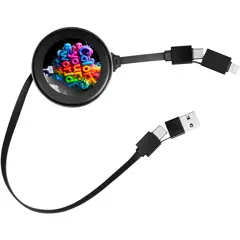 Bild på SCX.design C42 4-i-1 utdragbar sladd på 65 W 