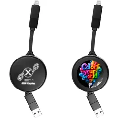 Bild på SCX.design C42 4-i-1 utdragbar sladd på 65 W 