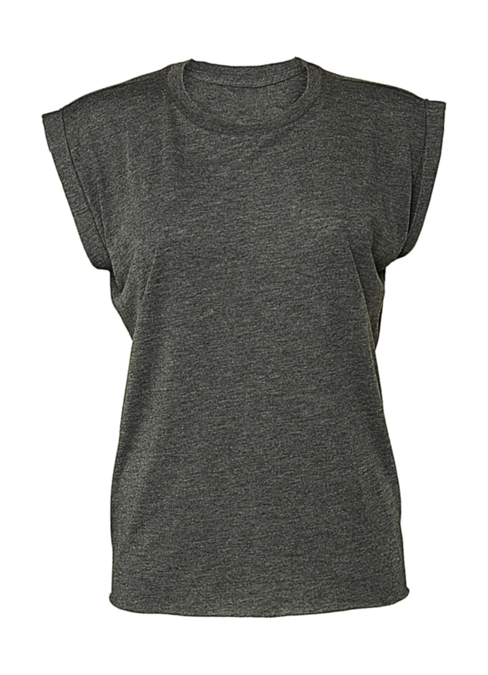 Bild på Women's Flowy Muscle Tee Rolled Cuff Bild på Women's Flowy Muscle Tee Rolled Cuff
