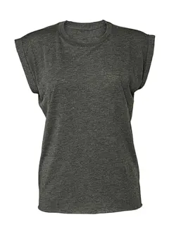 Bild på Women's Flowy Muscle Tee Rolled Cuff
