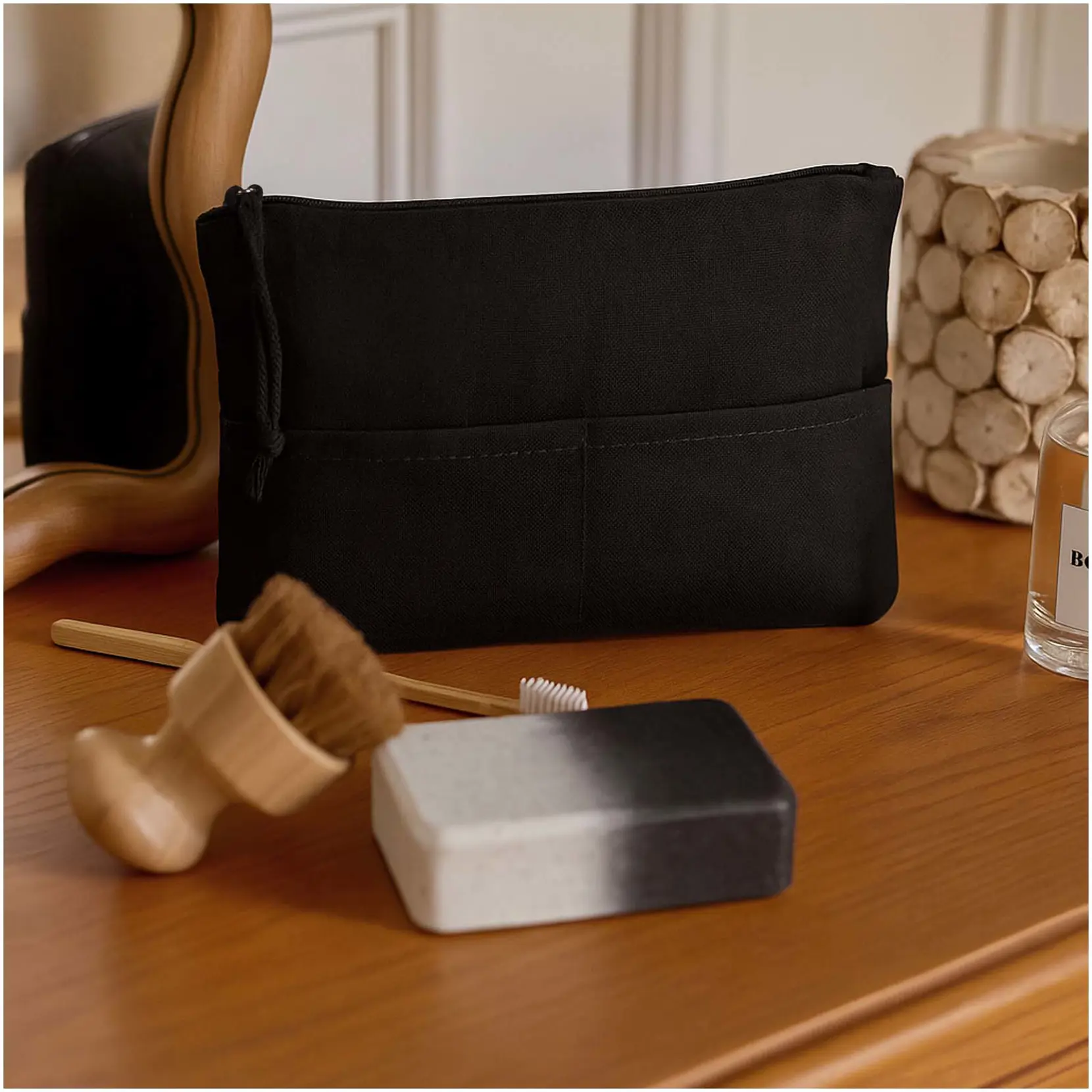 Bild på Citizen Green Zipzip tillbehörspåse i ekologisk bomull Bild på Citizen Green Zipzip tillbehörspåse i ekologisk bomull