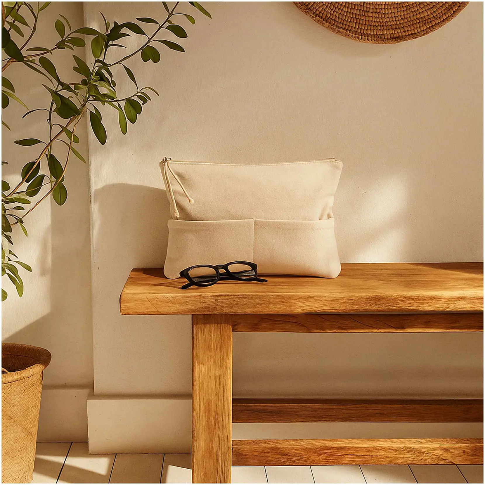 Bild på Citizen Green Zipzip tillbehörspåse i ekologisk bomull Bild på Citizen Green Zipzip tillbehörspåse i ekologisk bomull