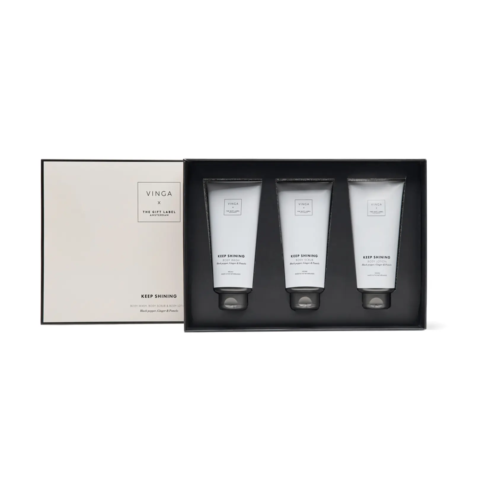 Bild på VINGA x TGL kroppsvård gåvoset