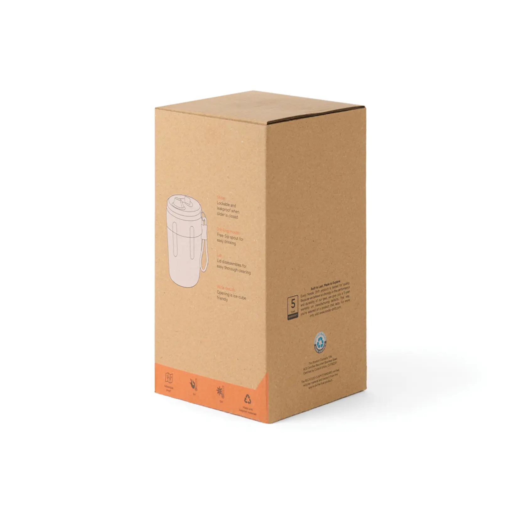 Bild på Nordic Drift Trail RCS låsbar och läckagesäkra kaffemugg 350