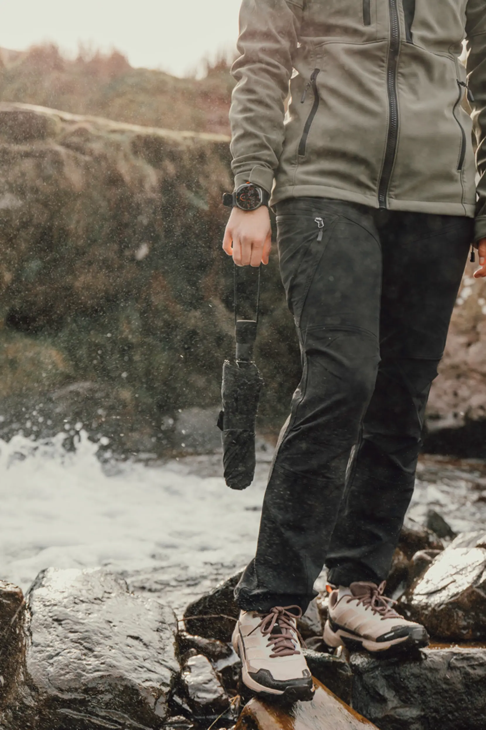 Bild på Nordic Drift Trail 23" AWARE™ RPET Paraply auto öppn/stängn