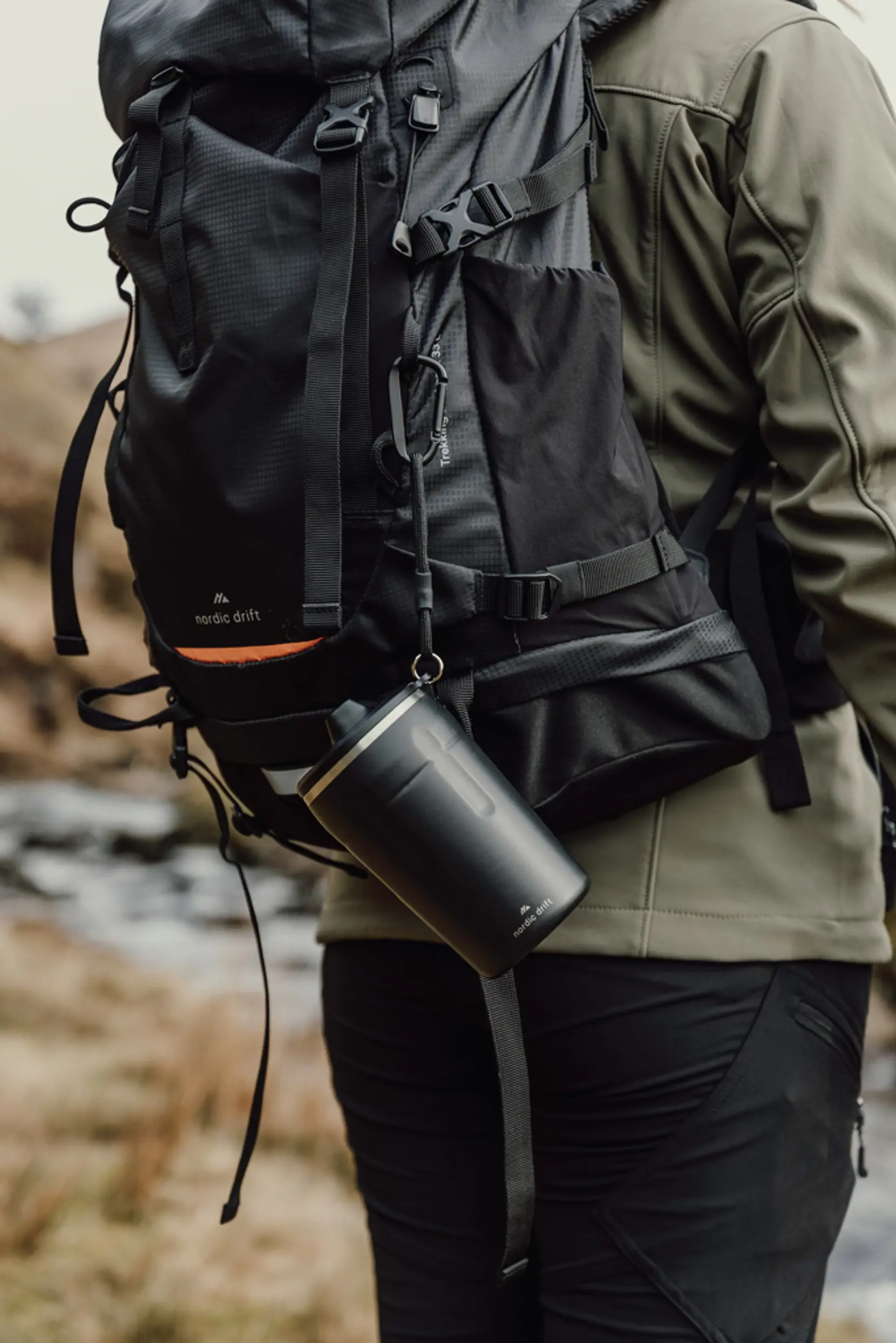 Bild på Nordic Drift Trail RCS låsbar och läckagesäkra kaffemugg 350