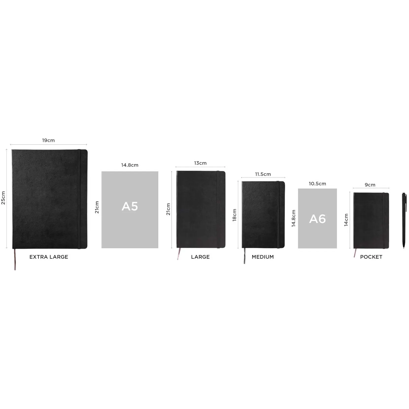 Bild på Moleskine Cahier Journal L – blankt papper