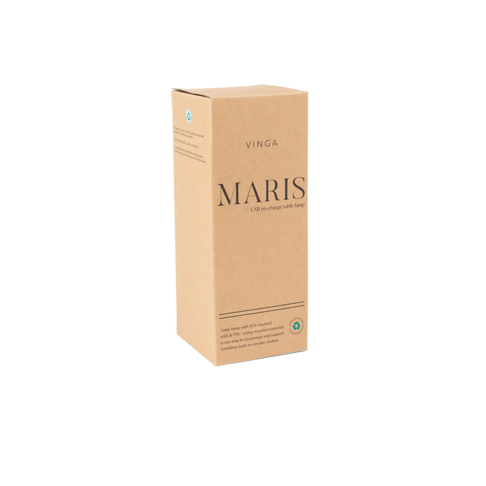 Bild på VINGA Maris RCS återvunnen ABS bordslampa
