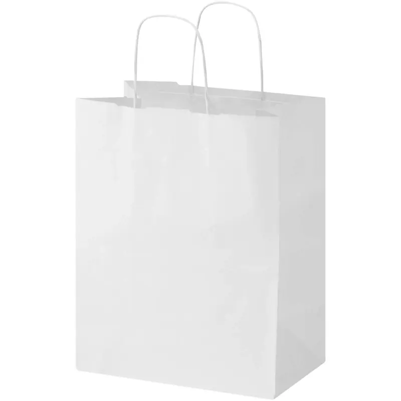Kraft papperspåse 80–90 g/m2 med tvinnade handtag– 25 x 15 x 32 cm