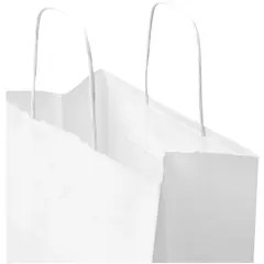 Bild på Kraft papperspåse 80–90 g/m2 med tvinnade handtag– 25 x 15 x 32 cm