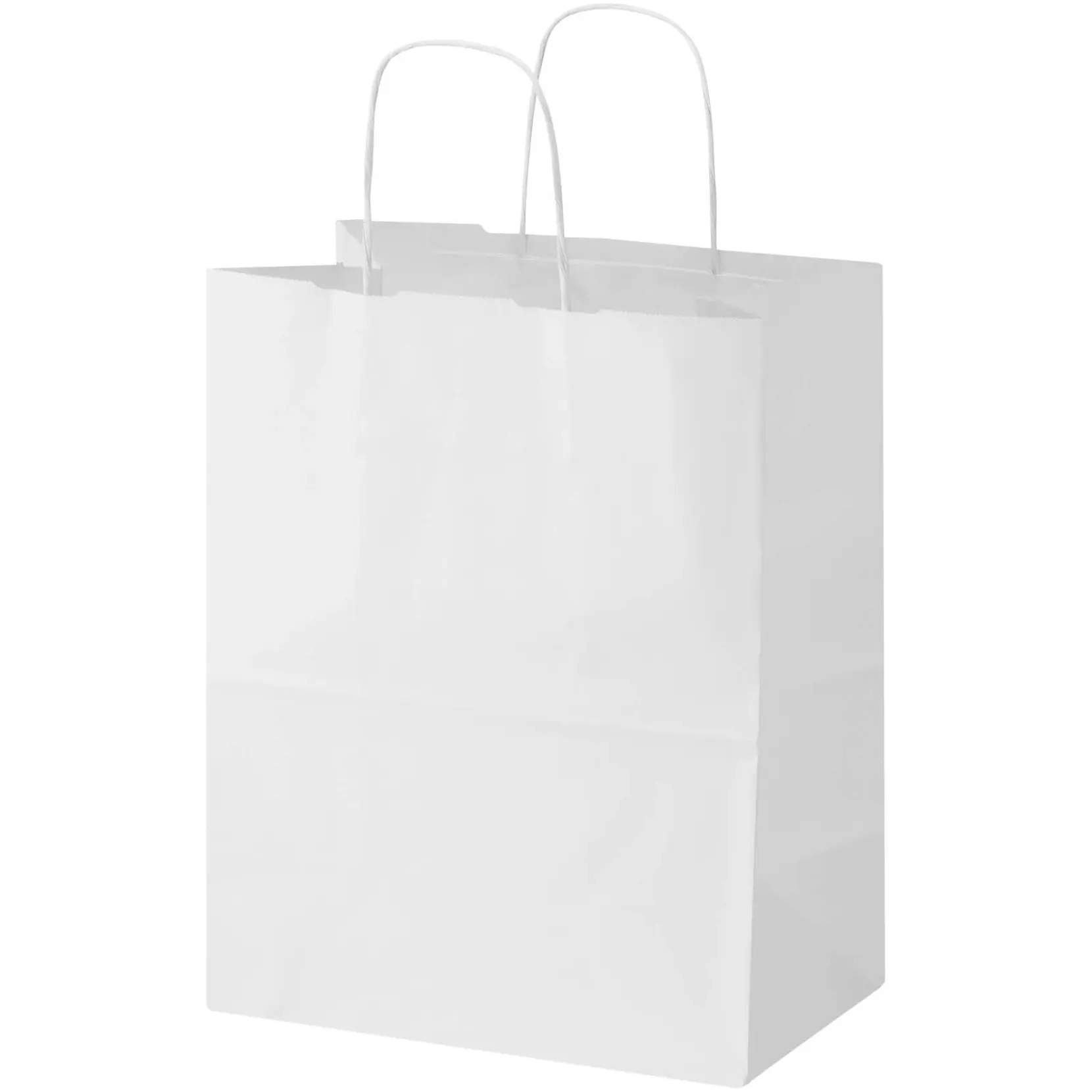Bild på Kraft papperspåse 80–90 g/m2 med tvinnade handtag– 25 x 15 x 32 cm Bild på Kraft papperspåse 80–90 g/m2 med tvinnade handtag– 25 x 15 x 32 cm