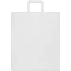 Bild på Kraft papperspåse 80–90 g/m2 med platta handtag – 32 x 17 x 39 cm