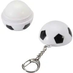 Bild på Rami fotbollsformat läppbalsam med vanilj och SPF 15 med nyckelring