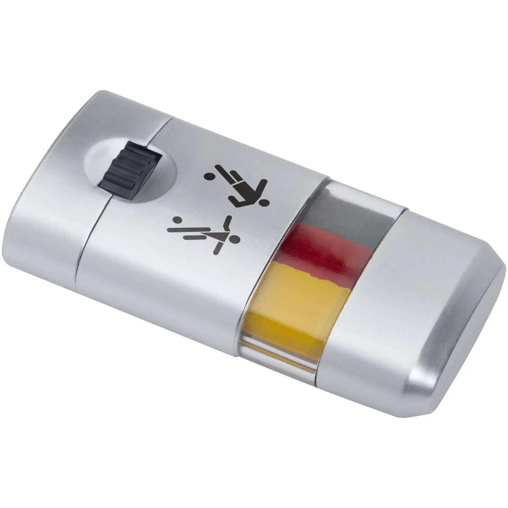 Bild på Vibran kroppsfärg med motiv av flaggor