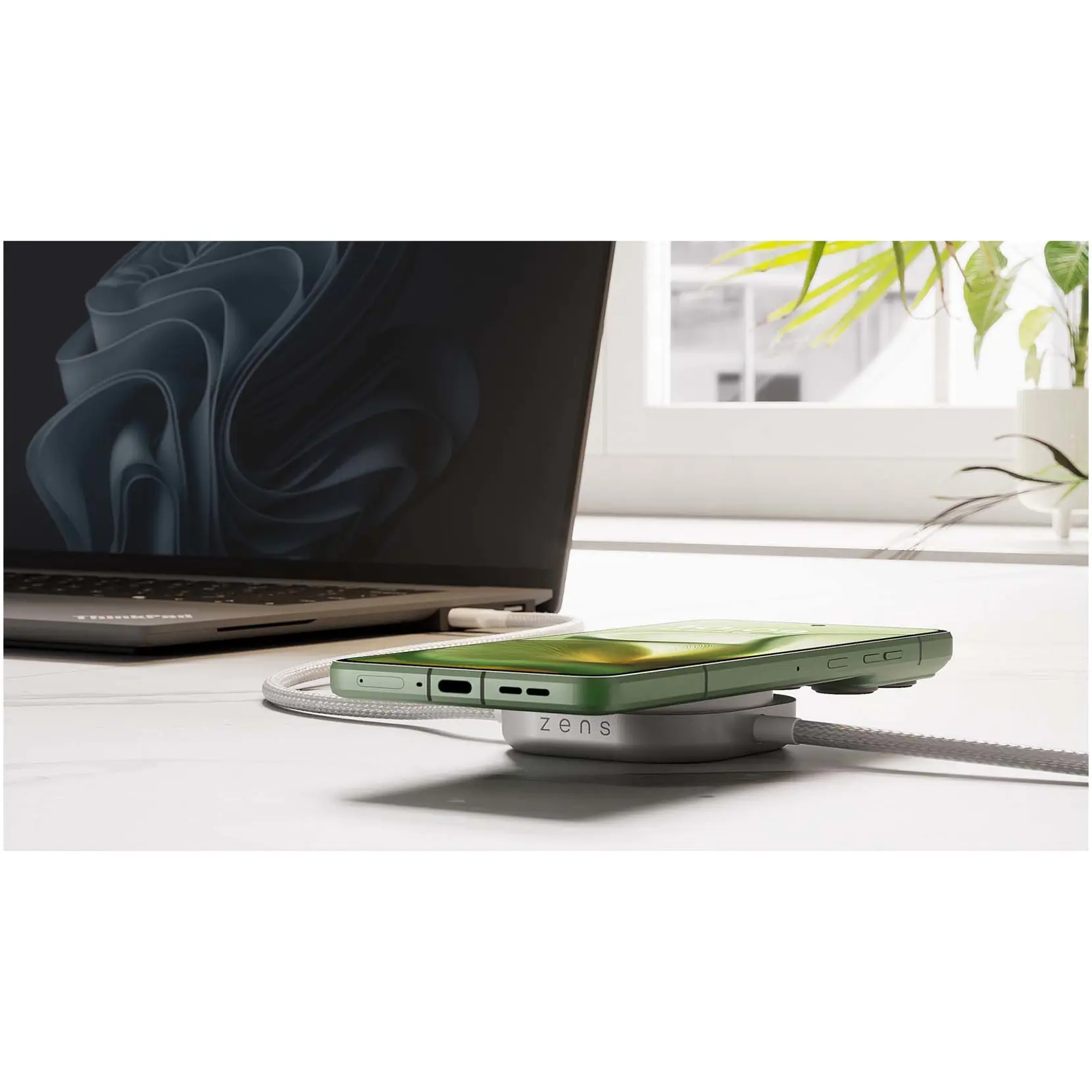 Bild på Zens Pro 2 240 W USB-C 2-i-1-laddningskabel