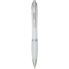 Bild på Nash RCS-kulspetspenna i återvunnen plast med färgad pennkropp och grepp (blått bläck)