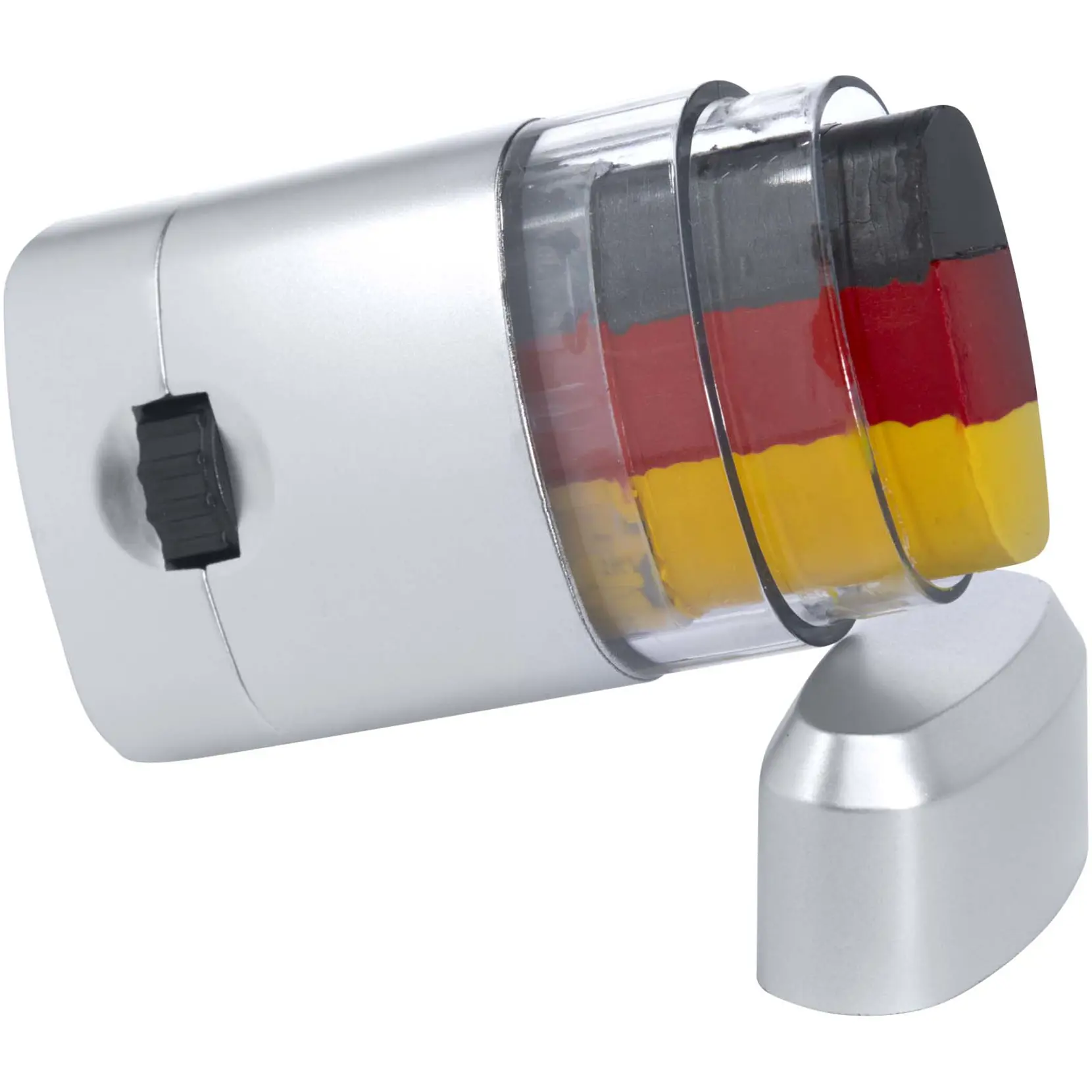 Bild på Vibran kroppsfärg med motiv av flaggor