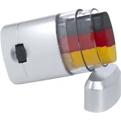 Bild på Vibran kroppsfärg med motiv av flaggor