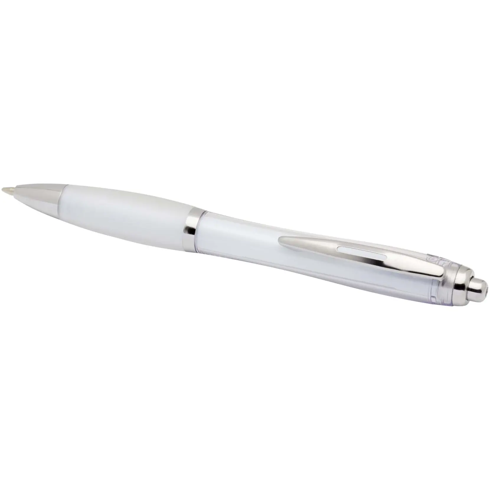 Bild på Nash RCS-kulspetspenna i återvunnen plast med färgad pennkropp och grepp (blått bläck)