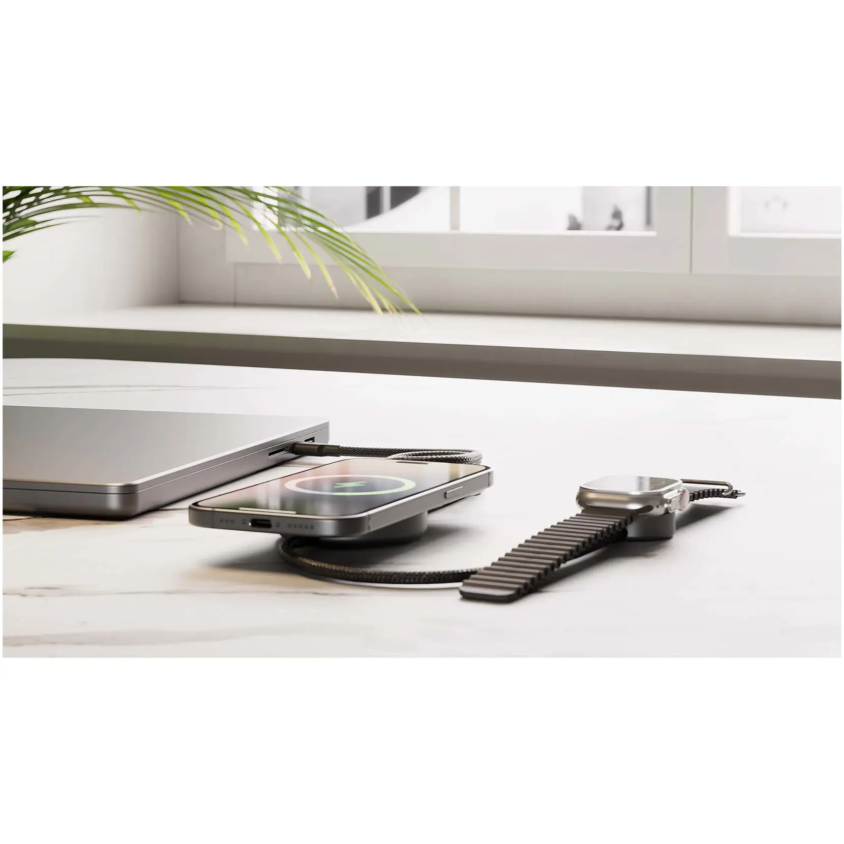 Bild på Zens Pro 2 15 W dubbel laddningskabel